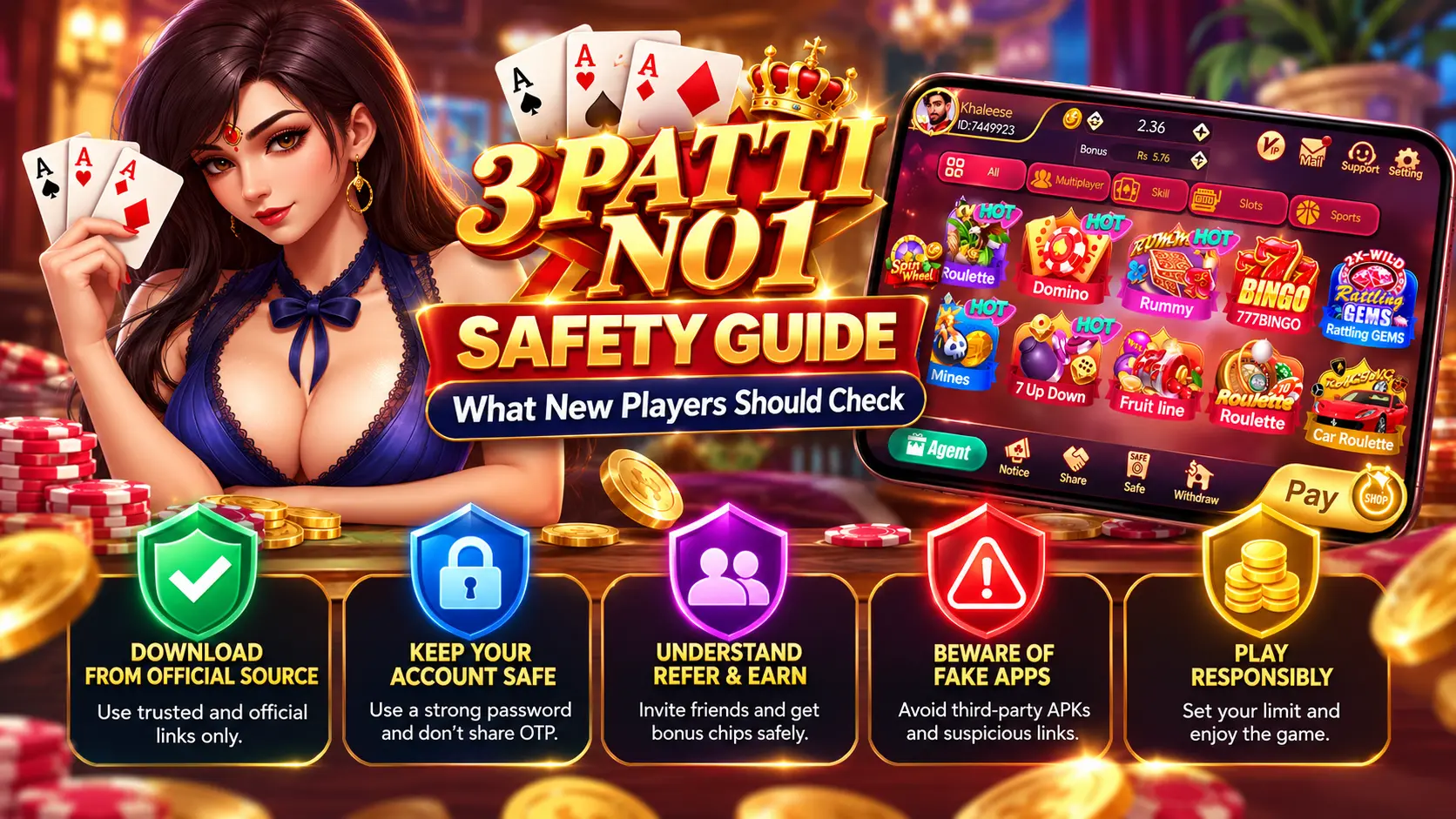 3 Patti No 1 Safety Guide