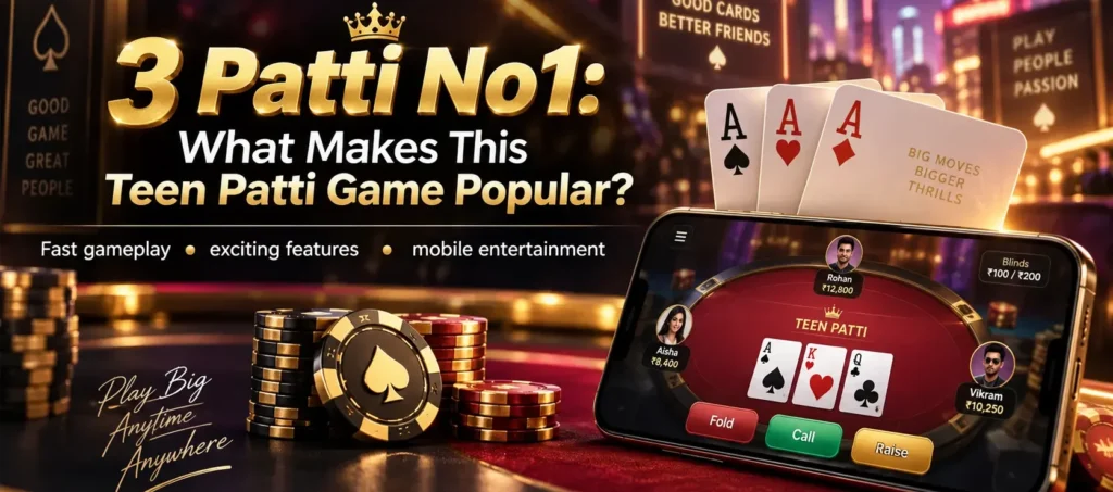 3 Patti No 1 Teen Patti Game mobile card gameplay