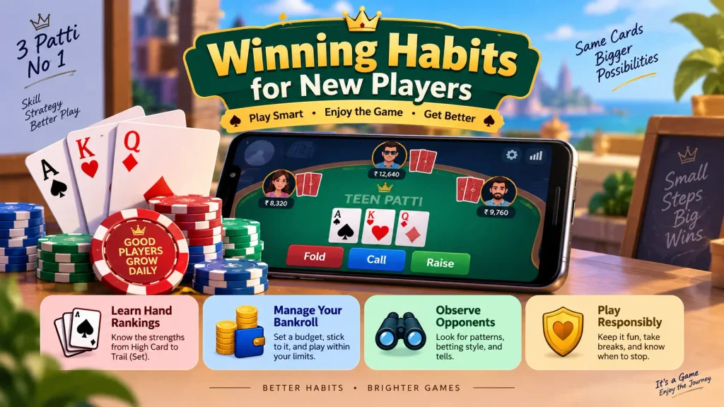 3 Patti No 1 Guide for New Players smart playing tips