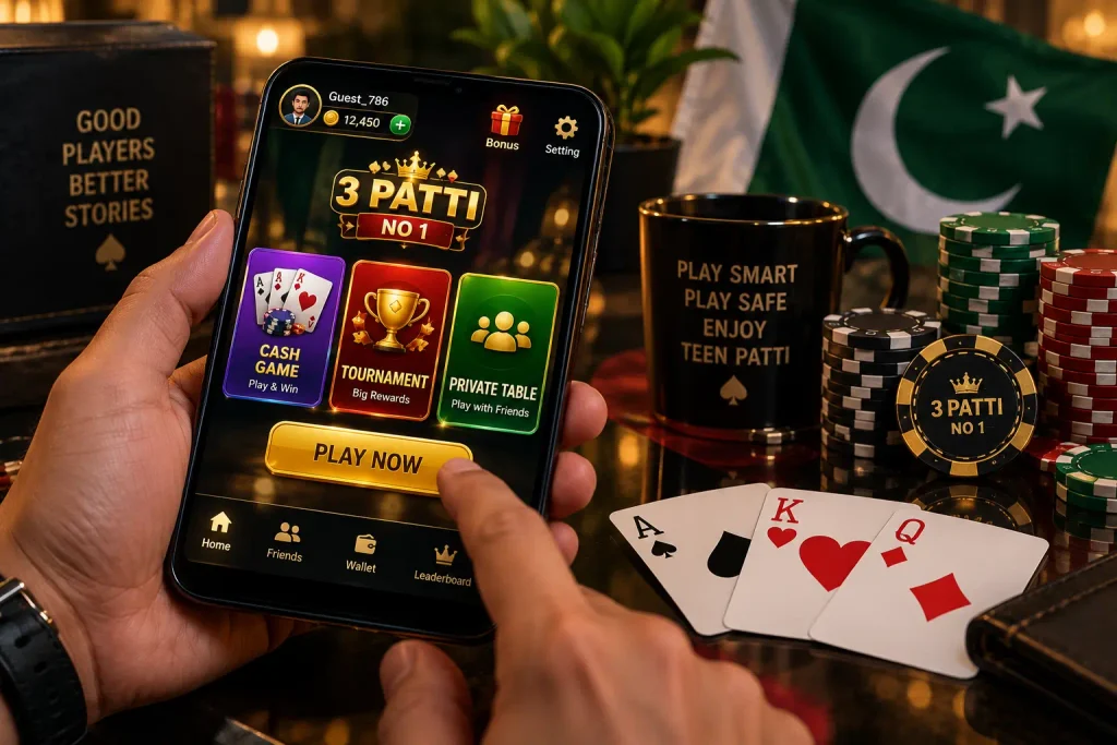 Teen Patti Online Pakistan account security