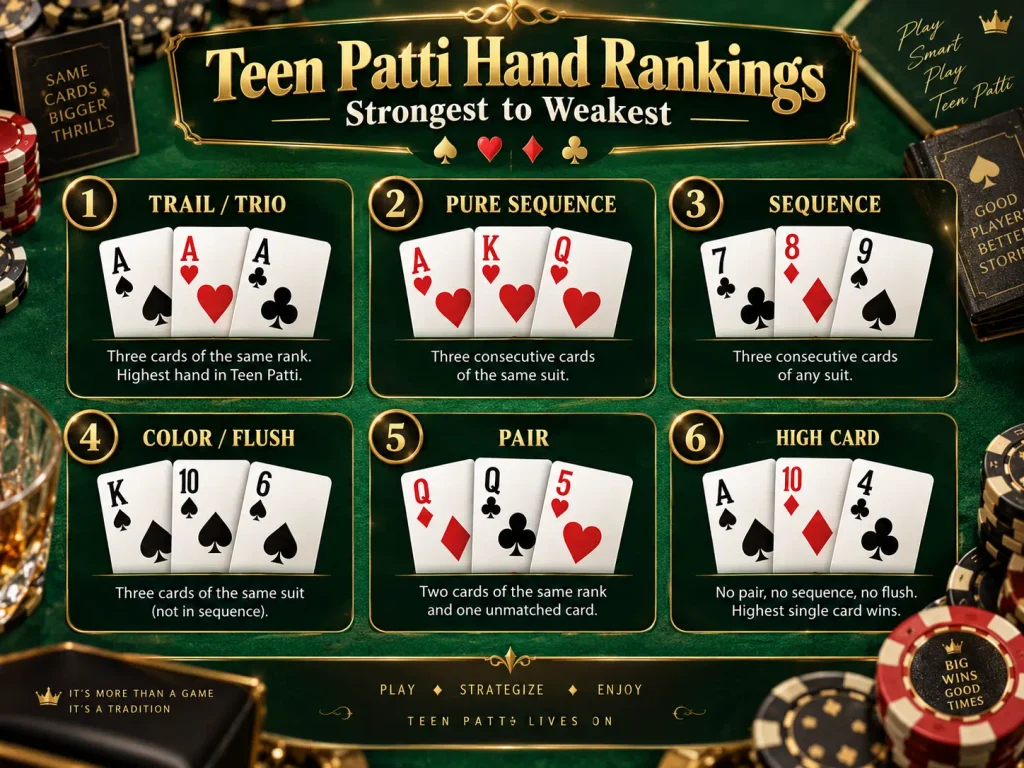 Online Teen Patti vs Traditional Teen Patti gameplay differences